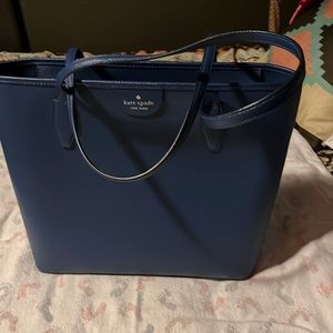 Authentic Kate Spade dark blue tote